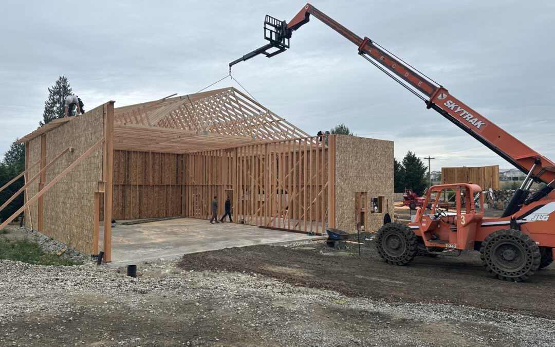 Snohomish Tree Co Shop Framing